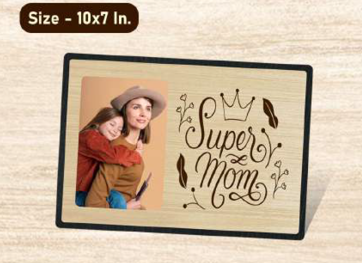 Engraved photo frame